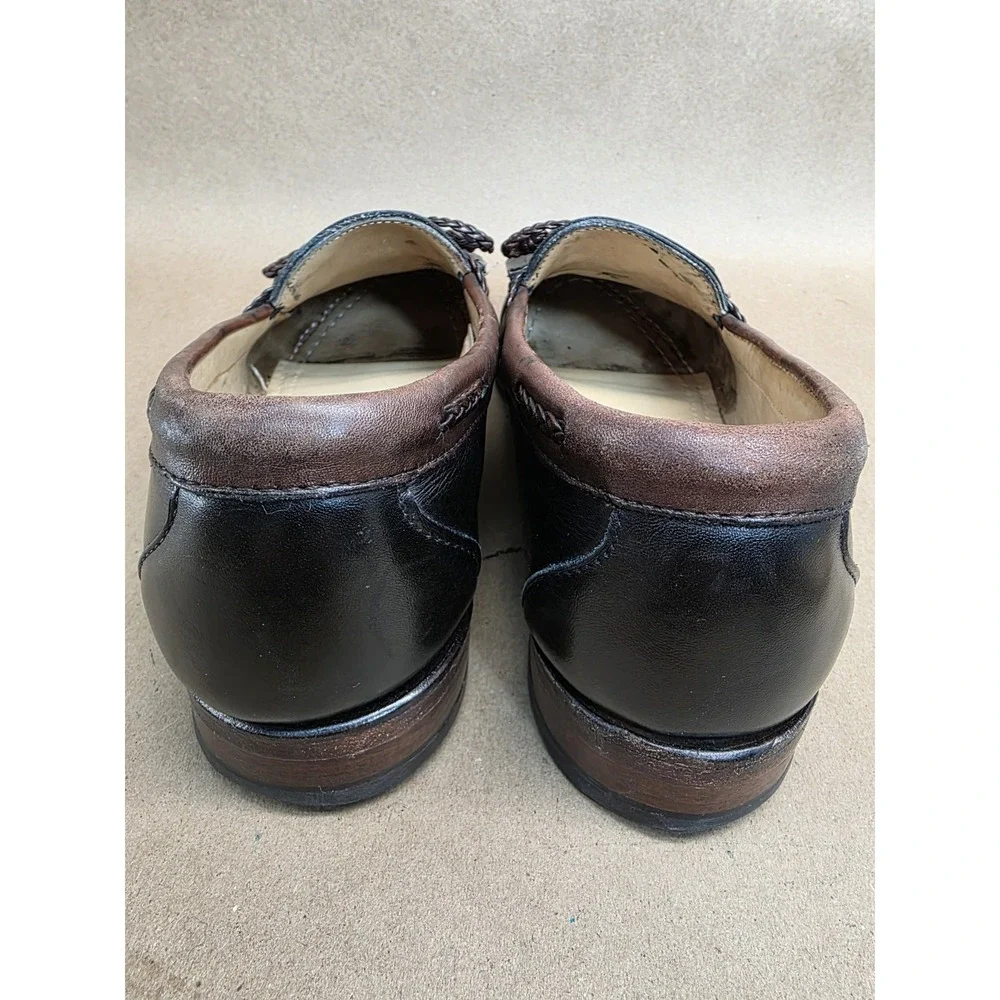 Allen Edmonds Sz 8.5 D Woodstock Mens Loafers Black Brown Shoes